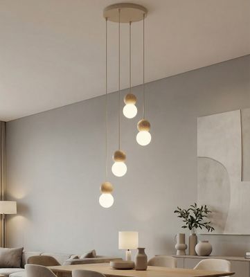 Emibig Lighting Taklampa LOOP 4 MOKKA