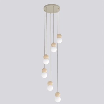 Emibig Lighting Taklampa LOOP 6 MOKKA