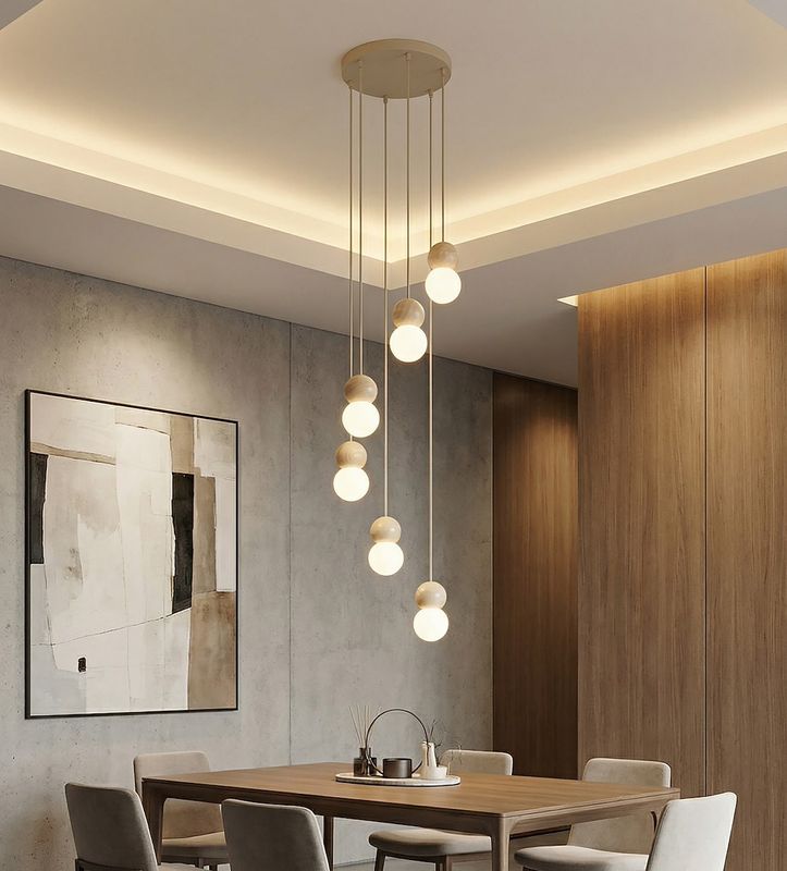 Emibig Lighting Taklampa LOOP 6 MOKKA