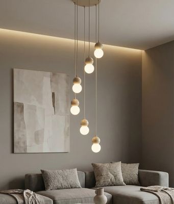 Emibig Lighting Taklampa LOOP 6 MOKKA