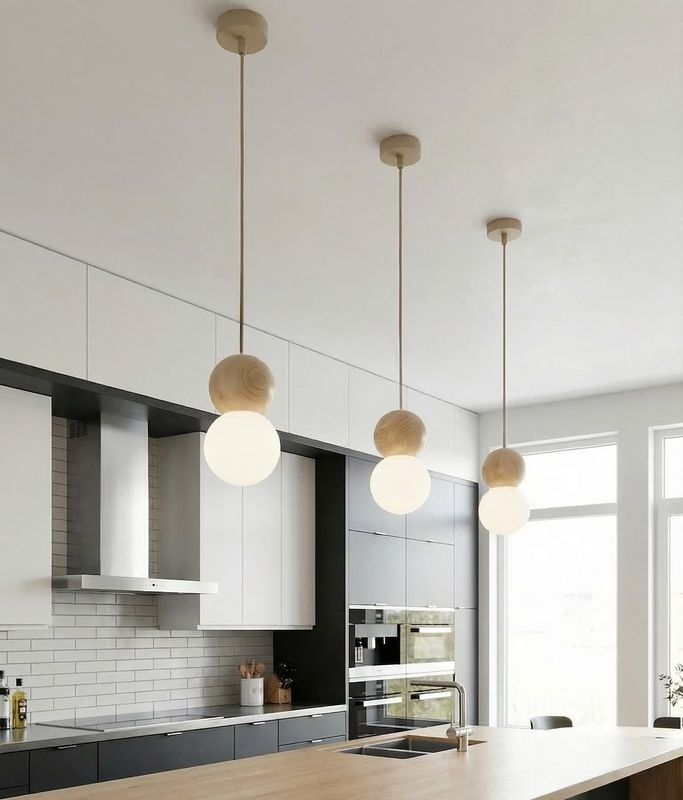 Emibig Lighting Taklampa LOOP 1 MOKKA