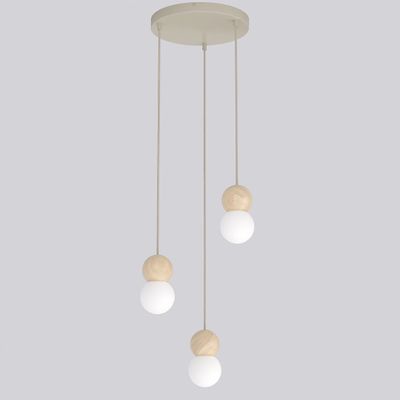 Emibig Lighting Taklampa LOOP 3 MOKKA