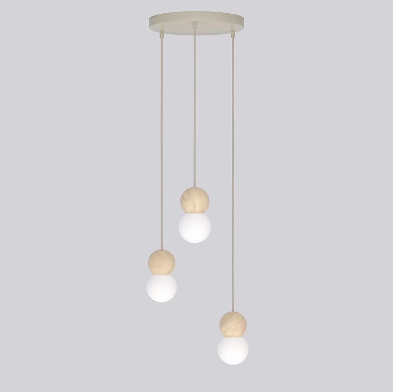 Emibig Lighting Taklampa LOOP 3 MOKKA