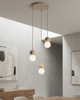 Emibig Lighting Taklampa LOOP 3 MOKKA