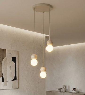 Emibig Lighting Taklampa LOOP 3 MOKKA