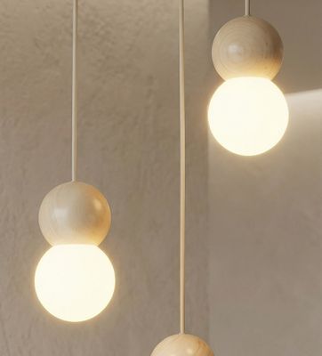 Emibig Lighting Taklampa LOOP 3 MOKKA