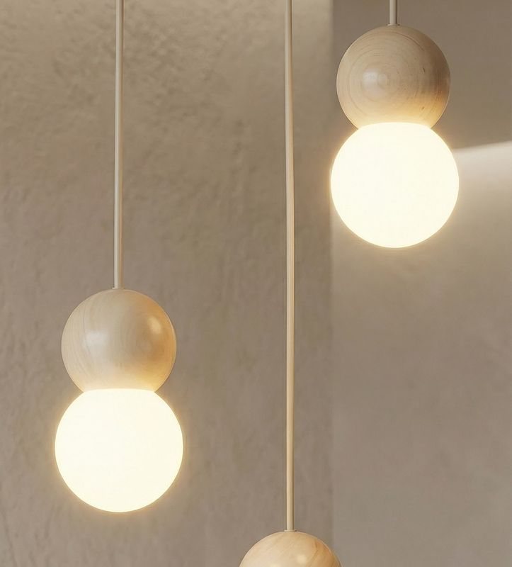 Emibig Lighting Taklampa LOOP 3 MOKKA