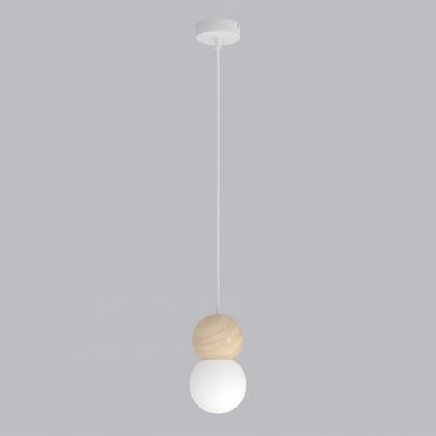 Emibig Lighting Taklampa LOOP 1 VIT