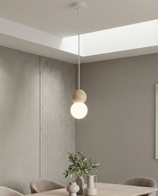 Emibig Lighting Taklampa LOOP 1 VIT