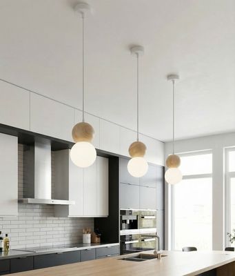Emibig Lighting Taklampa LOOP 1 VIT