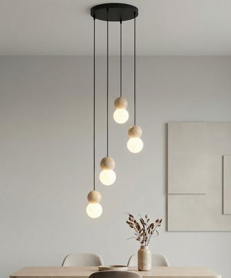 Emibig Lighting Taklampa LOOP 4 SVART