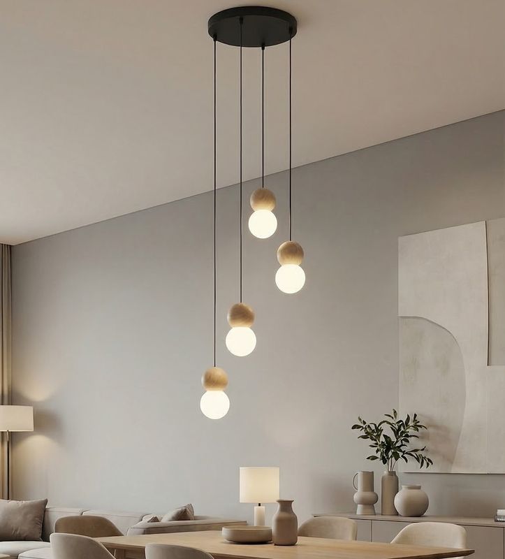 Emibig Lighting Taklampa LOOP 4 SVART