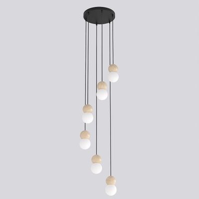 Emibig Lighting Taklampa LOOP 6 SVART