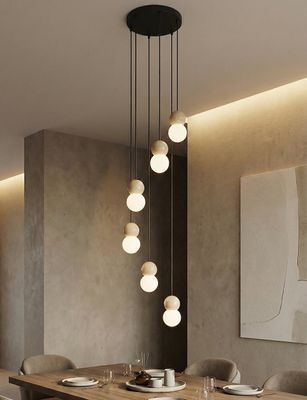 Emibig Lighting Taklampa LOOP 6 SVART