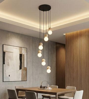 Emibig Lighting Taklampa LOOP 6 SVART
