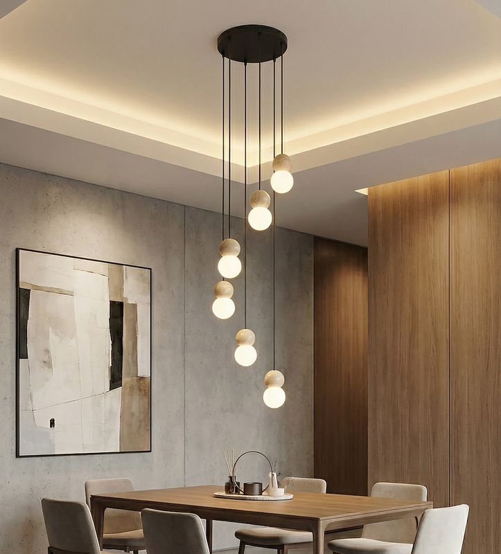 Emibig Lighting Taklampa LOOP 6 SVART