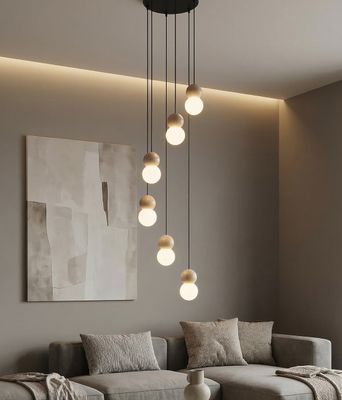 Emibig Lighting Taklampa LOOP 6 SVART