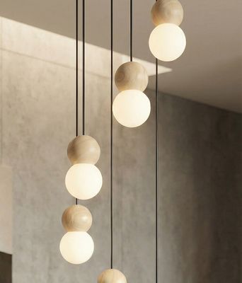 Emibig Lighting Taklampa LOOP 6 SVART