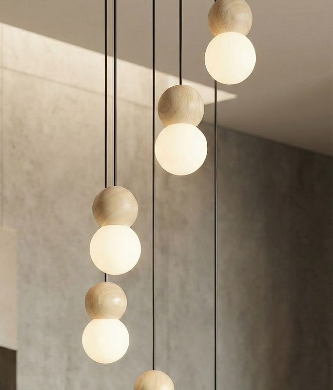 Emibig Lighting Taklampa LOOP 6 SVART