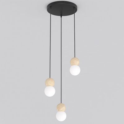 Emibig Lighting Taklampa LOOP 3 SVART