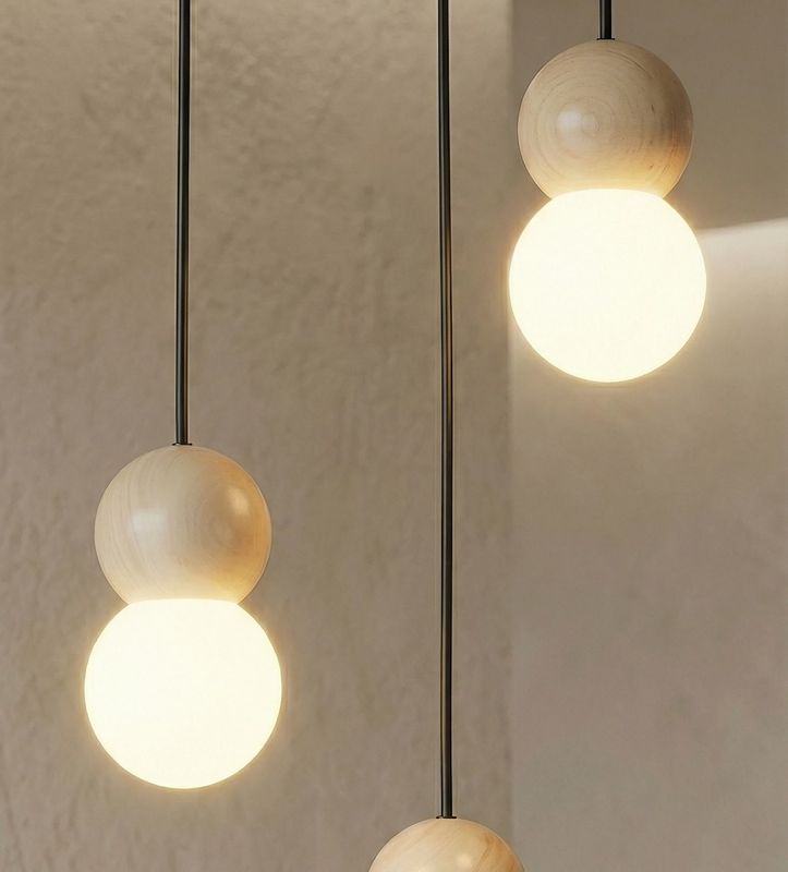 Emibig Lighting Taklampa LOOP 3 SVART