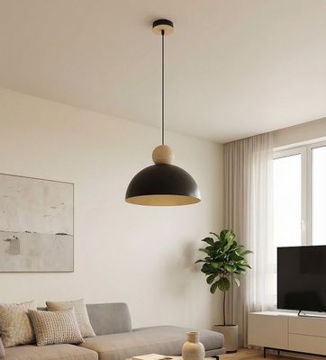 Emibig Lighting Taklampa KAKI 1M SVART