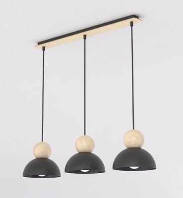 Emibig Lighting Taklampa KAKI 3 SVART