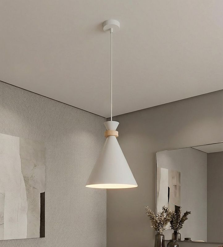 Emibig Lighting Taklampa ZERO 1 VIT