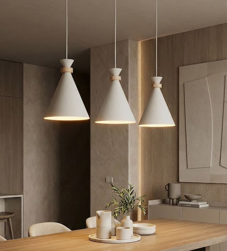 Emibig Lighting Taklampa ZERO 3 VIT