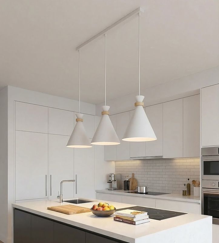 Emibig Lighting Taklampa ZERO 3 VIT