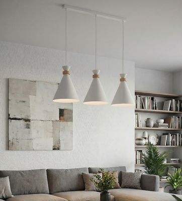 Emibig Lighting Taklampa ZERO 3 VIT