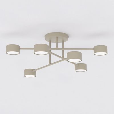 Emibig Lighting Taklampa HALO 6 MOKKA