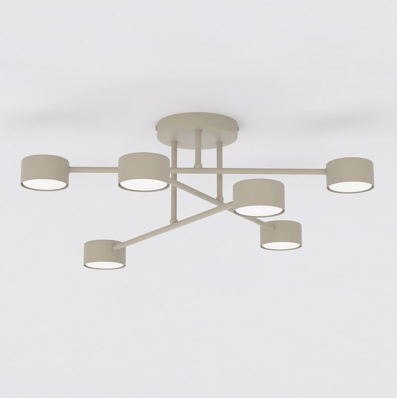 Emibig Lighting Taklampa HALO 6 MOKKA