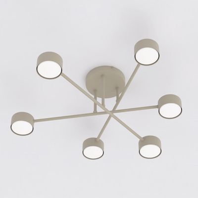 Emibig Lighting Taklampa HALO 6 MOKKA
