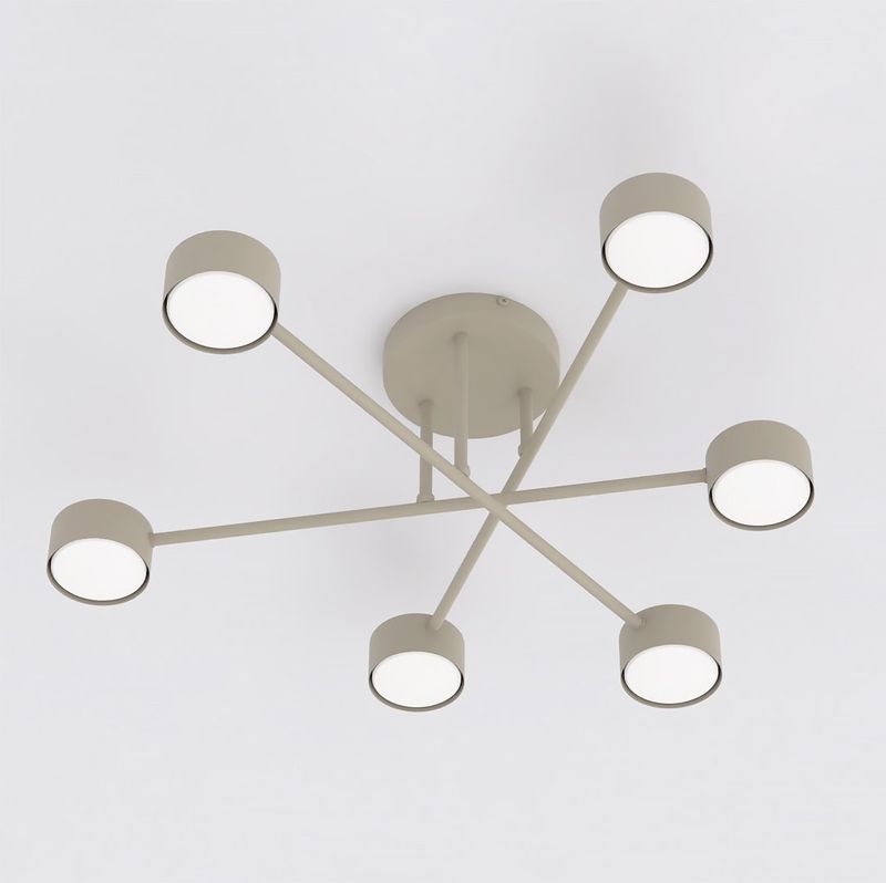 Emibig Lighting Taklampa HALO 6 MOKKA