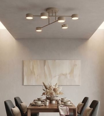 Emibig Lighting Taklampa HALO 6 MOKKA