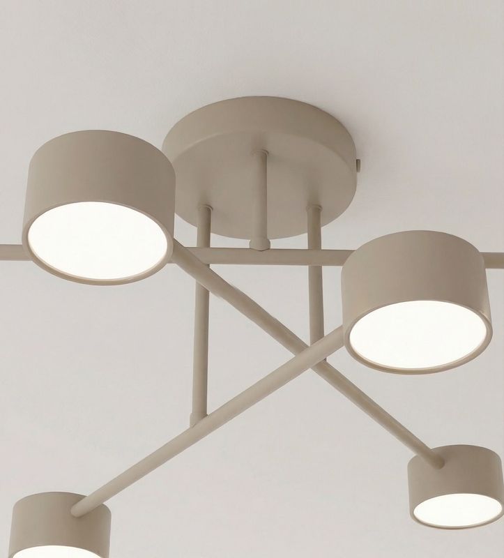 Emibig Lighting Taklampa HALO 6 MOKKA