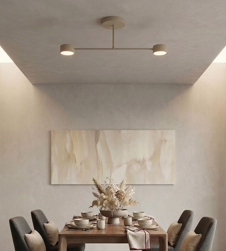 Emibig Lighting Taklampa HALO 2 MOKKA