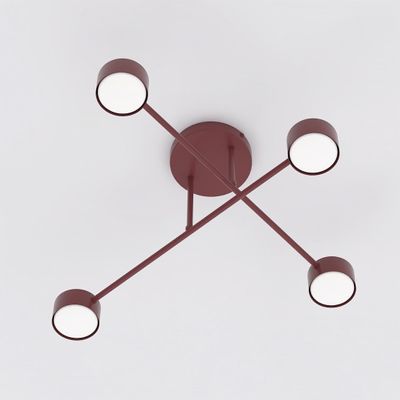 Emibig Lighting Taklampa HALO 4 BURGUNDY