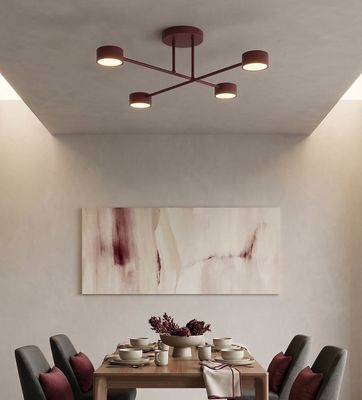 Emibig Lighting Taklampa HALO 4 BURGUNDY