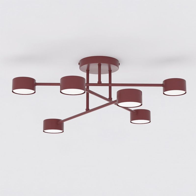 Emibig Lighting Taklampa HALO 6 VINRÃ–D