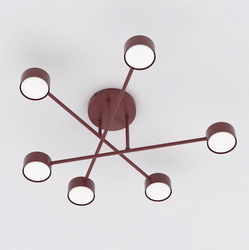 Emibig Lighting Taklampa HALO 6 VINRÃ–D