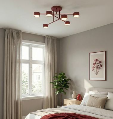 Emibig Lighting Taklampa HALO 6 VINRÃ–D