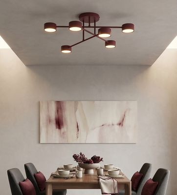 Emibig Lighting Taklampa HALO 6 VINRÃ–D