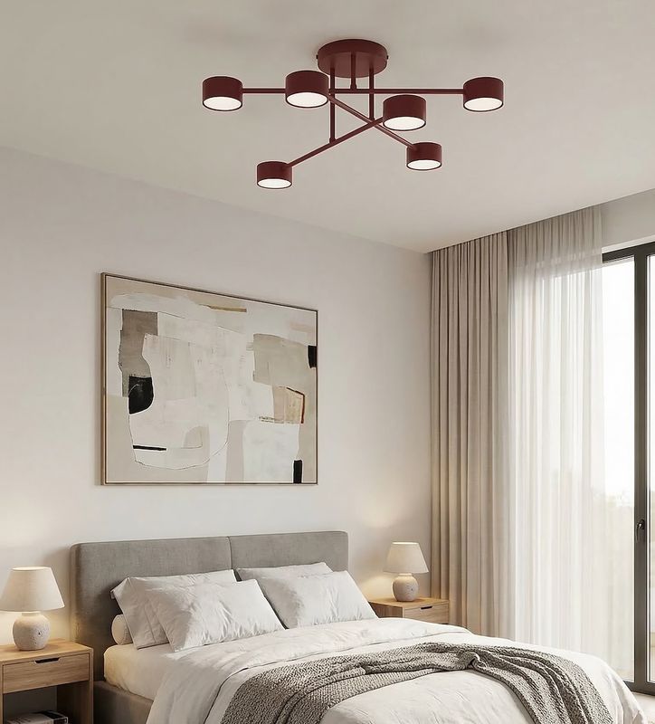 Emibig Lighting Taklampa HALO 6 VINRÃ–D