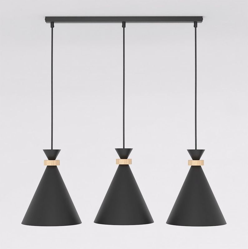 Emibig Lighting Taklampa ZERO 3 SVART