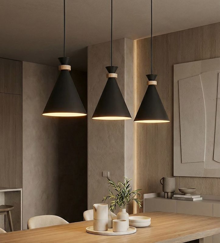 Emibig Lighting Taklampa ZERO 3 SVART