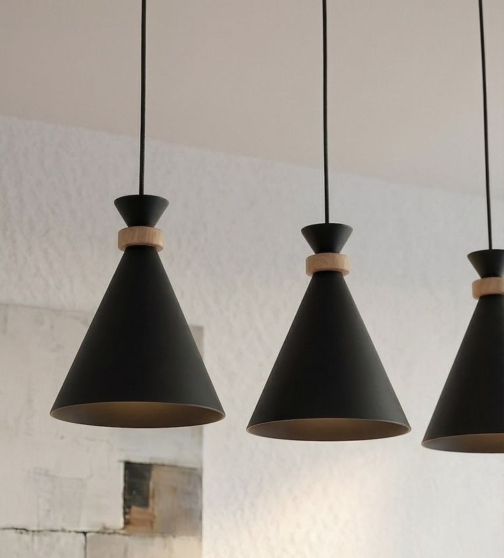 Emibig Lighting Taklampa ZERO 3 SVART