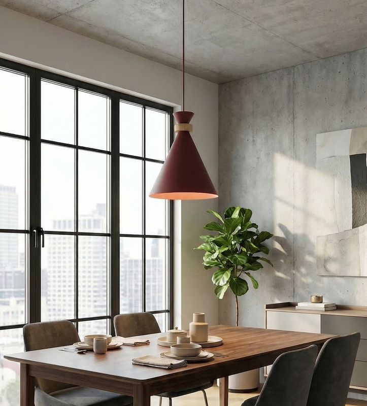 Emibig Lighting Taklampa ZERO 1 VINRÃ–D