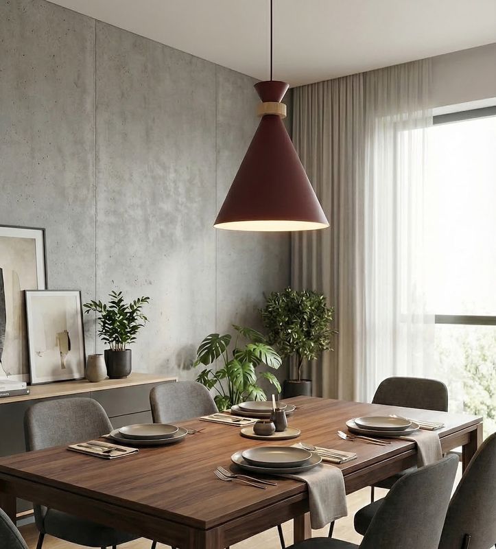 Emibig Lighting Taklampa ZERO 1 VINRÃ–D